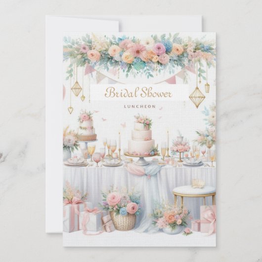 Vrijgezellenfeest Waterverf Uitnodiging (Achterkant)