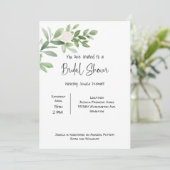 Vrijgezellenfeest Waterverf Uitnodiging (Staand voorkant)