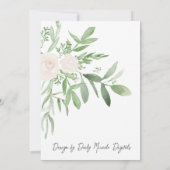 Vrijgezellenfeest Waterverf Uitnodiging (Achterkant)