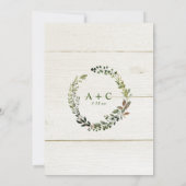 Vrijgezellenfeest Waterverf Vines Bladerdak Arbor  Kaart (Achterkant)