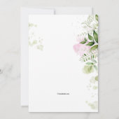 Vrijgezellenfeest Waterverf voorjaar Kaart (Achterkant)