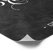 Vrijgezellenfeest waterverf winterkarton natuur poster (Hoek)