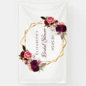 Vrijgezellenfeest waterverkleurde bloemkolen grof  spandoek (Verticaal)