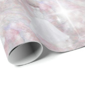 Vrijgezellenfeest Weddenschap Stress Pastel Glitte Cadeaupapier (Rol Hoek)