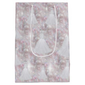 Vrijgezellenfeest Weddenschap Stress Pastel Glitte Medium Cadeauzakje (Achterkant)