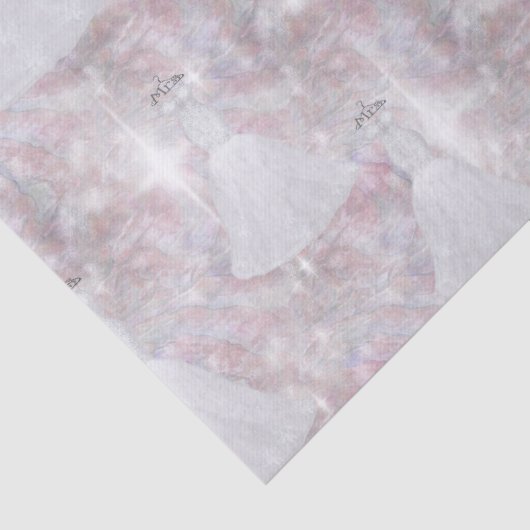 Vrijgezellenfeest Weddenschap Stress Pastel Glitte Tissuepapier (Detail)