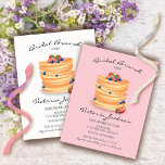 Vrijgezellenfeest Wedding Brunch Pancakes Kaart<br><div class="desc">Bridal Brunch trouwdouche met een grote stapel pannenkoeken,  bessen en poedersuiker. Geweldig voor een baby shower,  een vrijgezellenfeest brunch of ontbijt of een postbruiloft met de Passen getrouwd. Alle formuleringen kunnen worden aangepast aan uw behoeften.</div>