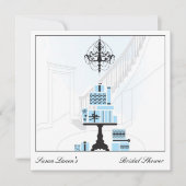 vrijgezellenfeest Wedding Gift Table Uitnodiging (Voorkant)