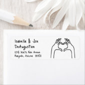 Vrijgezellenfeest Wedding Invites Retour Adreslabe Etiket (Insitu)