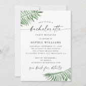 Vrijgezellenfeest weekend | tropische route kaart (Voorkant)