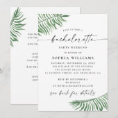 Vrijgezellenfeest weekend | tropische route kaart (Voorkant / Achterkant)