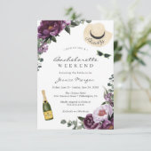 Vrijgezellenfeest Weekend Uitnodiging (Staand voorkant)