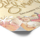 Vrijgezellenfeest Welcome Summer Sandy Beach Starf Poster (Hoek)