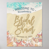 Vrijgezellenfeest Welcome Summer Sandy Beach Starf Poster (Voorkant)