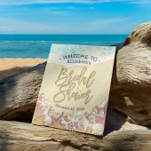 Vrijgezellenfeest Welcome Summer Sandy Beach Starf Poster