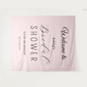 Vrijgezellenfeest Welkom Blush Pink Wandkleed (Voorkant (horizontaal))