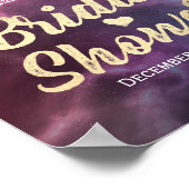 Vrijgezellenfeest Welkom Galaxy Nebula Constellati Poster (Hoek)