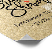 Vrijgezellenfeest Welkom Mason Jar String Lights G Poster (Hoek)