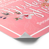 Vrijgezellenfeest Welkom Modern Gold Pineapple Cou Poster (Hoek)