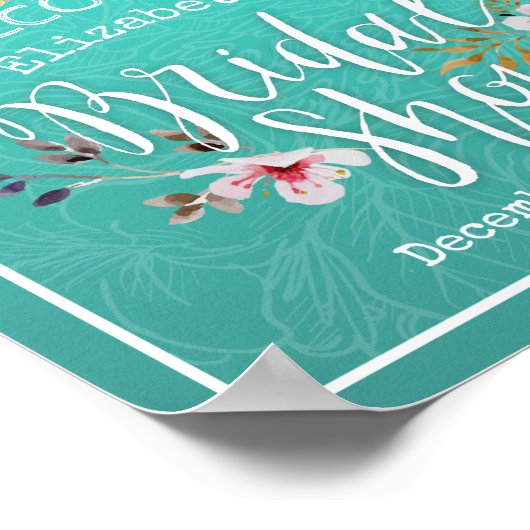 Vrijgezellenfeest Welkom Modern Gold Pineapple Cou Poster (Hoek)