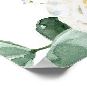 vrijgezellenfeest welkom teken, eucalyptus bruids  poster (Hoek)