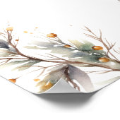 Vrijgezellenfeest welkomstbord | Holly & Ornamente Poster (Hoek)