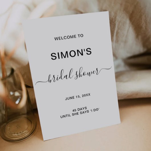 Vrijgezellenfeest welkomstbord Sjabloon Kaart