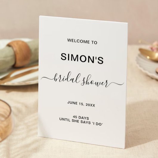 Vrijgezellenfeest welkomstbord Sjabloon Kaart