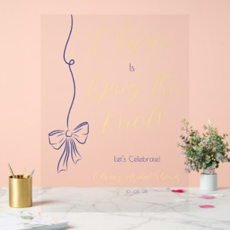 VRIJGEZELLENFEEST WELKOMSTTEKEN ACRYL BORD