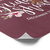 Vrijgezellenfeest Welkomstteken Hydrangea String L Poster (Hoek)