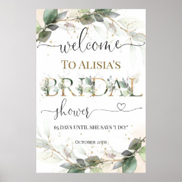 Vrijgezellenfeest Welkomstteken Poster