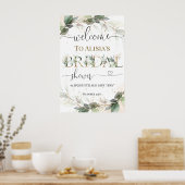 Vrijgezellenfeest Welkomstteken Poster (Keuken)