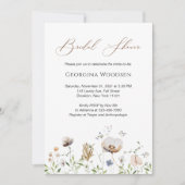 Vrijgezellenfeest Whimsical Wildbloemen Elegant Sc Kaart (Voorkant)