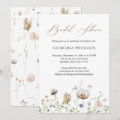 Vrijgezellenfeest Whimsical Wildbloemen Elegant Sc Kaart (Voorkant / Achterkant)