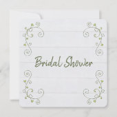 Vrijgezellenfeest White Wood Kaart (Voorkant)