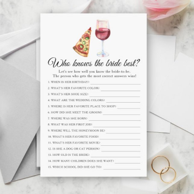 Vrijgezellenfeest Wie kent de bruid het beste (Creator heeft geüpload)