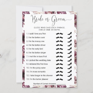 Vrijgezellenfeest Wie kent het echtpaar het beste? Kaart