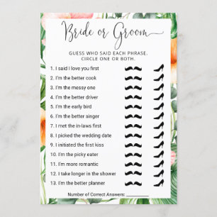 Vrijgezellenfeest Wie kent het echtpaar het beste? Kaart