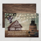 Vrijgezellenfeest wijnloop Kaart (Voorkant / Achterkant)