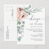 Vrijgezellenfeest Wijziging van plannen papaver Eu Briefkaart (Voorkant / Achterkant)