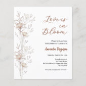 Vrijgezellenfeest Wildbloemen liefde in bloei uitn (Voorkant)