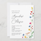 Vrijgezellenfeest Wilde bloem Kaart (Voorkant)