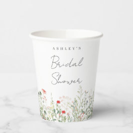 Vrijgezellenfeest Wilde bloem Papieren Bekers