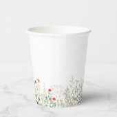 Vrijgezellenfeest Wilde bloem Papieren Bekers (Rechts)