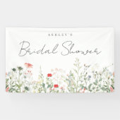 Vrijgezellenfeest Wilde bloem Spandoek (Horizontaal)