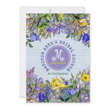 Vrijgezellenfeest Wildflowers Monogram  Bloemen