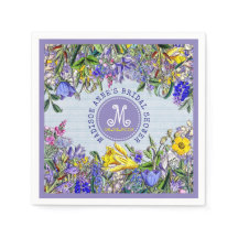 Vrijgezellenfeest Wildflowers Monogram  Bloemen