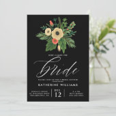 VRIJGEZELLENFEEST | Winter-kerstBouquet Kaart (Staand voorkant)