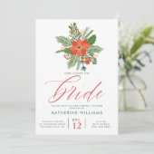 VRIJGEZELLENFEEST | Winter-kerstBouquet Kaart (Staand voorkant)