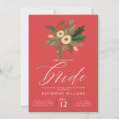 VRIJGEZELLENFEEST | Winter-kerstBouquet Kaart (Voorkant)